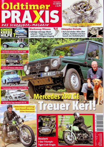Deckblatt Oldtimer Praxis (11/2018)